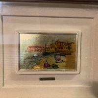 Quadro bagnato in oro