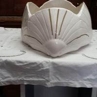 Porta vaso quadrato in ceramica - Vintage