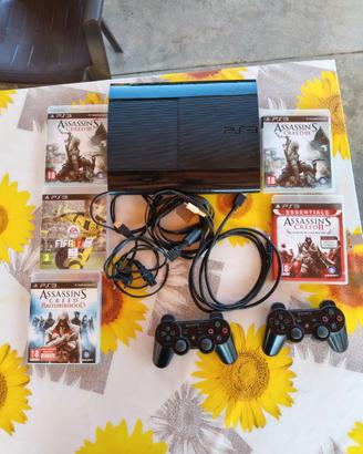 PlayStation 3 Super Slim + 2 Controller Originali