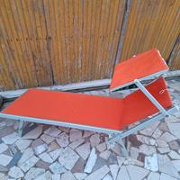 lettino mare alluminio