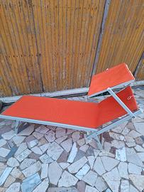 lettino mare alluminio