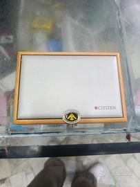 scatola Citizen per orologi in legno nuova 