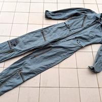 Tuta volo grigia originale pilota A.M. F-104/G-91Y