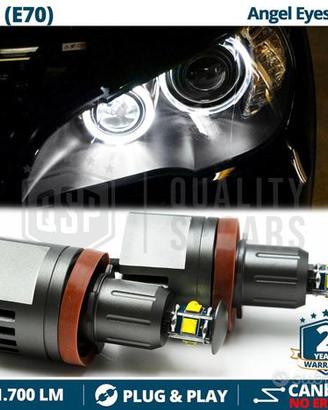 ANGEL EYES LED H8 BMW X5 E70 Luci Posizione 6000K