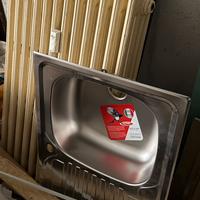 Lavandino acciaio inox nuovo