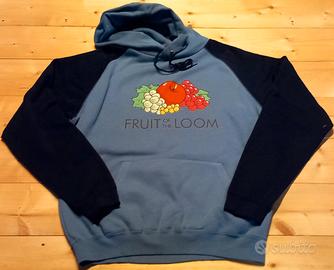 Felpa NUOVA Uomo Fruit of the Loom "Vintage", tg.L
