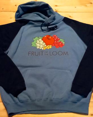 Felpa NUOVA Uomo Fruit of the Loom "Vintage", tg.L
