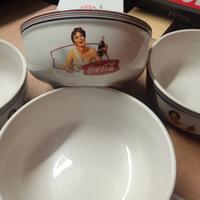 Set 4 ciotole originali Coca Cola