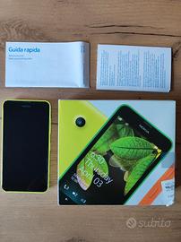 Nokia Lumia 630 Giallo + Scatola Originale