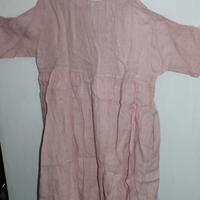 Abito in lino rosa cipria