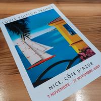 Stampa Poster Manifesti Vintage Louise Vuitton Cup