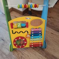 Carrello primi passi in legno