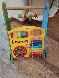 Carrello primi passi in legno