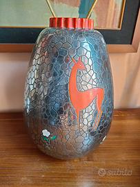 vaso in ceramica firmato Perugia 