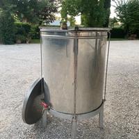 Botte  in acciaio inox  CORDIVARI ,capacità 200 L
