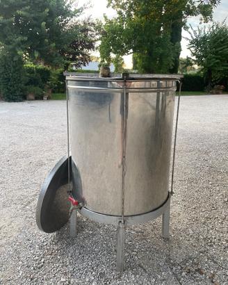 Botte  in acciaio inox  CORDIVARI ,capacità 200 L
