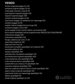 RICAMBI PIAGGIO E SPEEDFIGHT