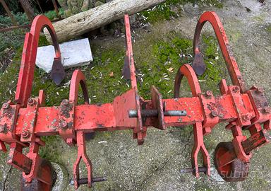Ripuntatore agricolo 5 ancore con ruote