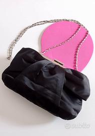 Pochette Elena Miró raso nero