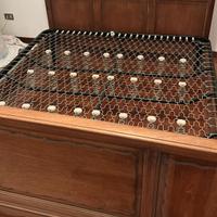 letto con materasso ortopedico