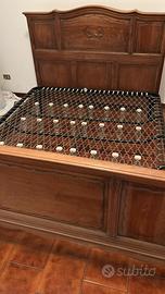 letto con materasso ortopedico