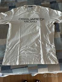 T-shirt Dsquared2 Milano bianca