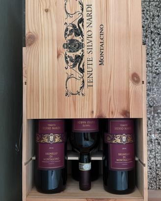 Box 6 bottiglie Silvio Nardi Brunello Montalcino