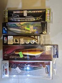 esche artificiali per la pesca a spinning 