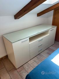Mobile bianco 180 x 68 x 60h