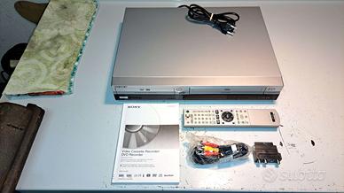 Videoregistratore vhs dvd recorder Sony RDR-VX420