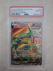 Rayquaza V (s7R 075) PSA10 Blue Sky Stream Japanes