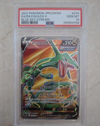 Rayquaza V (s7R 075) PSA10 Blue Sky Stream Japanes