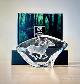 Cristallo “Horse” firmato Mats Jonasson