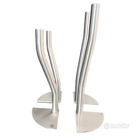 Set Portacandele in acciaio inox People – Progetti