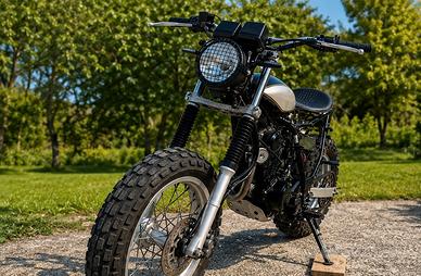 Yamaha TW 125 Café Racer – Progetto unico