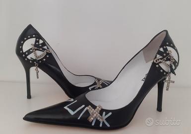 Scarpe decollete con accessori Punk tg.37