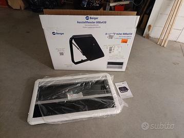 Finestra per camper Berger 80x45 cm - NUOVA