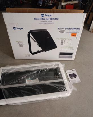Finestra per camper Berger 80x45 cm - NUOVA
