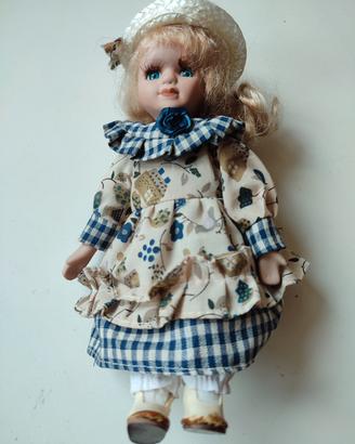 Lotto 4 Bambole di porcellana vintage  collezione
