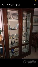 Vetrina e libreria Luigi XVI