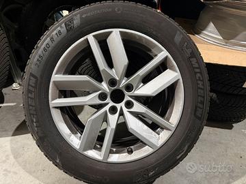 Cerchi + pneumatici inv da 18 originali audi