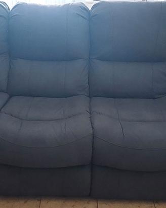 Divano 3 posti con recliner elettrico