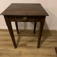 tavolino + baule antico