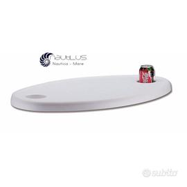 Piano ovale in abs bianco per tavolo