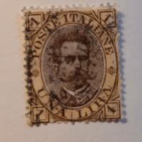 Regno 1889- 1 lira bruno e giallo