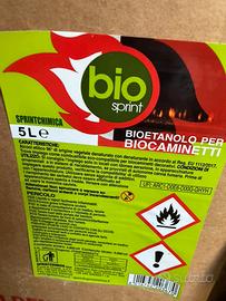 Bioetanolo per caminetti o stufe