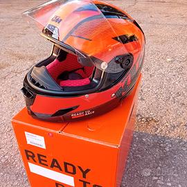 Casco ktm shark fibra di vetro e carbonio