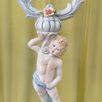 Candelabro in ceramica