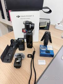 DJI Osmo Pocket 3 Creator Combo + Accessori