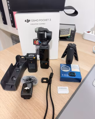 DJI Osmo Pocket 3 Creator Combo + Accessori
